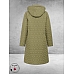Kaffe Curve Parka Leina Step  Dusky Green